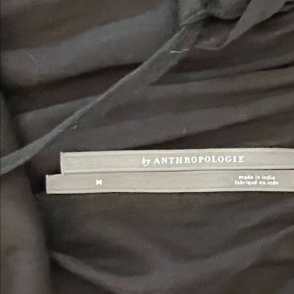 Anthropologie Black Maxi Dress with Colorful Embroidery - Picture 10 of 10
